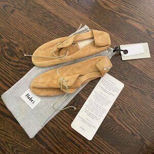 Hobes Boat Shoes Flats Womens 38 - Yellow NWT